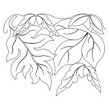 leaf border dense 001